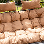 Ightham - Double Egg Chair in Brown on Grey