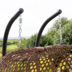 Knole - Double Egg Chair in Brown on Brown