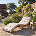 Snowshill - Curve Sun Lounger in Beige