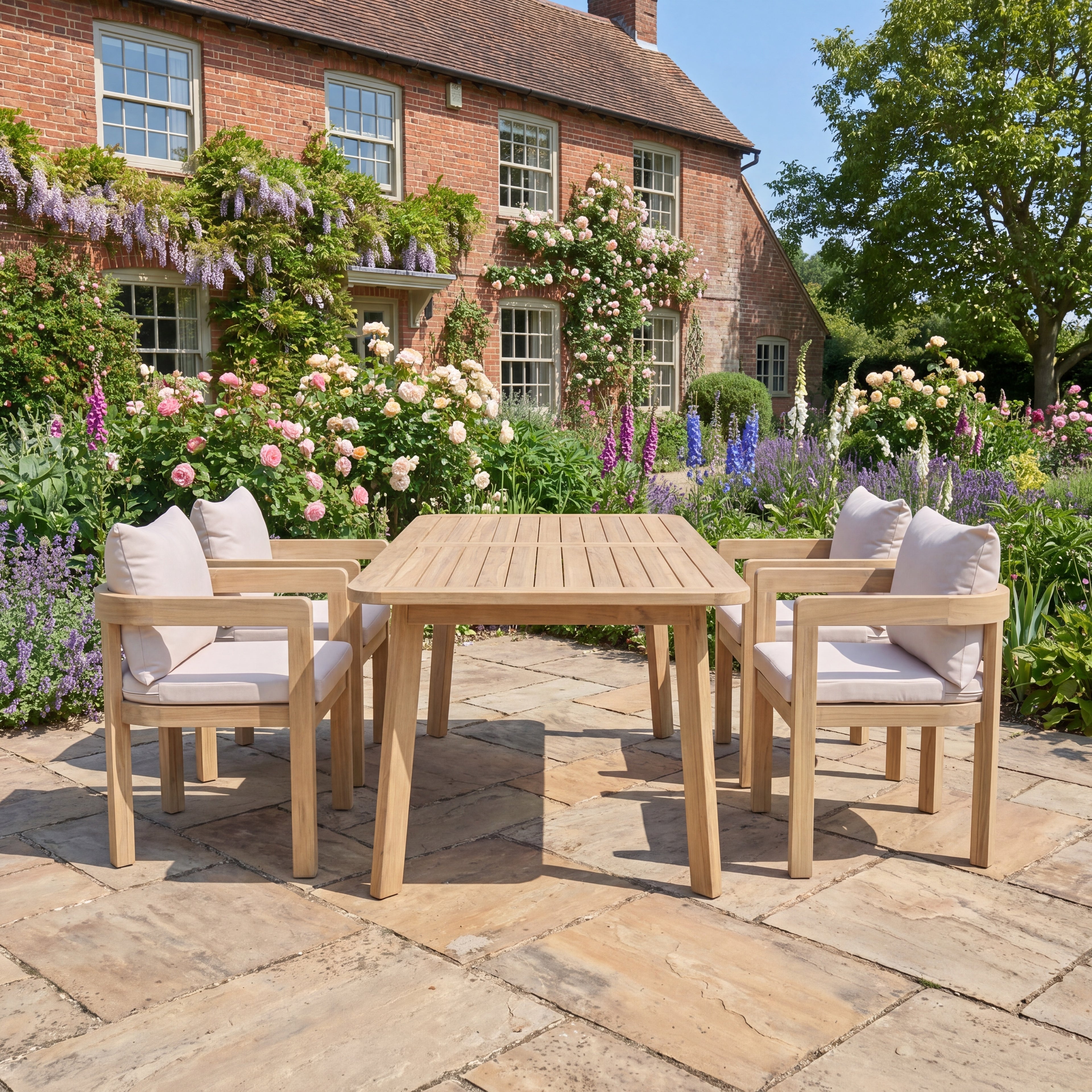 Hanbury - 4 Seater Dining Set