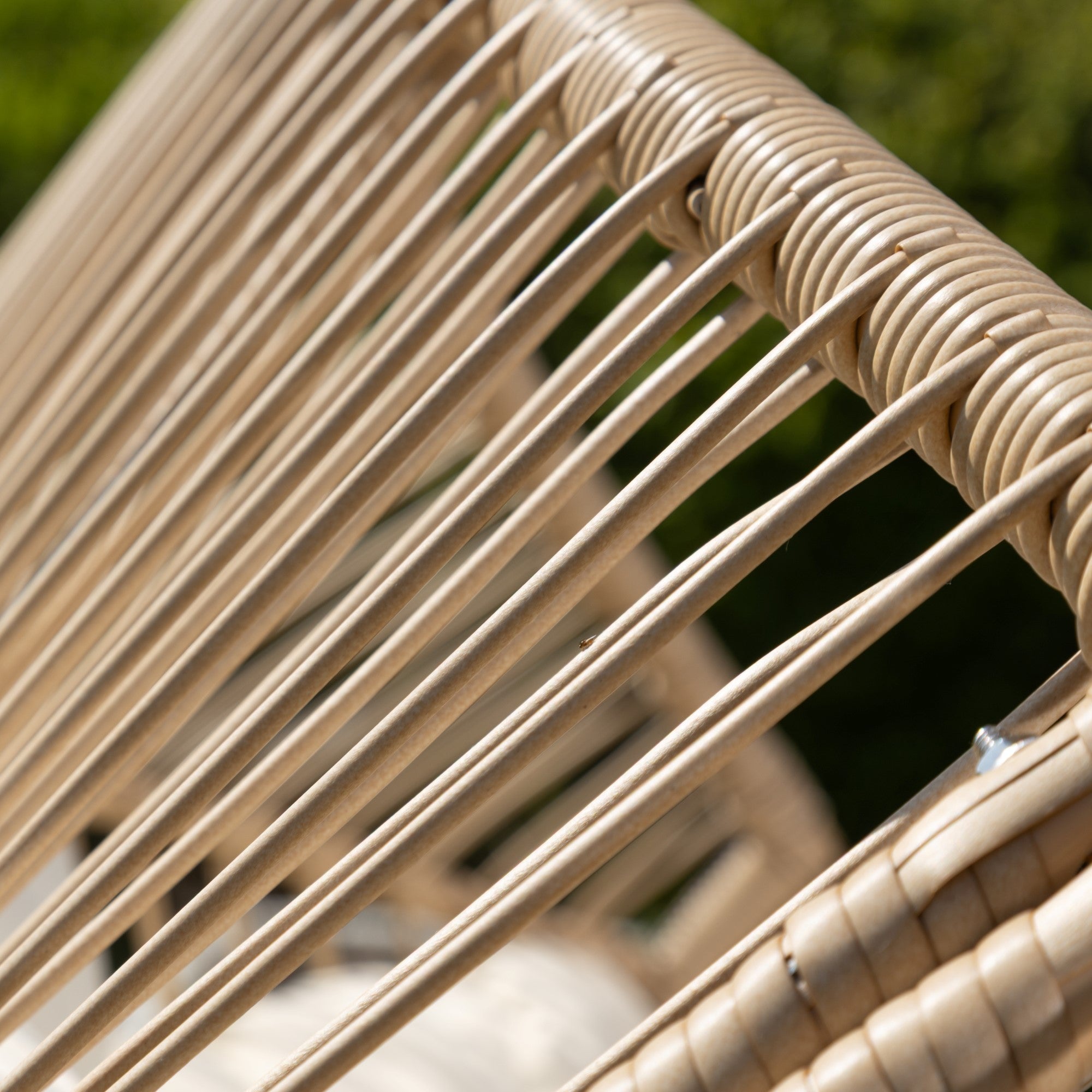 Chartwell - 2 Seat Standing Egg Chair in Cream on Natural