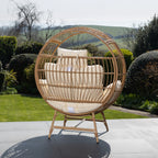Tyntesfield - Round Standing Egg Chair in Cream