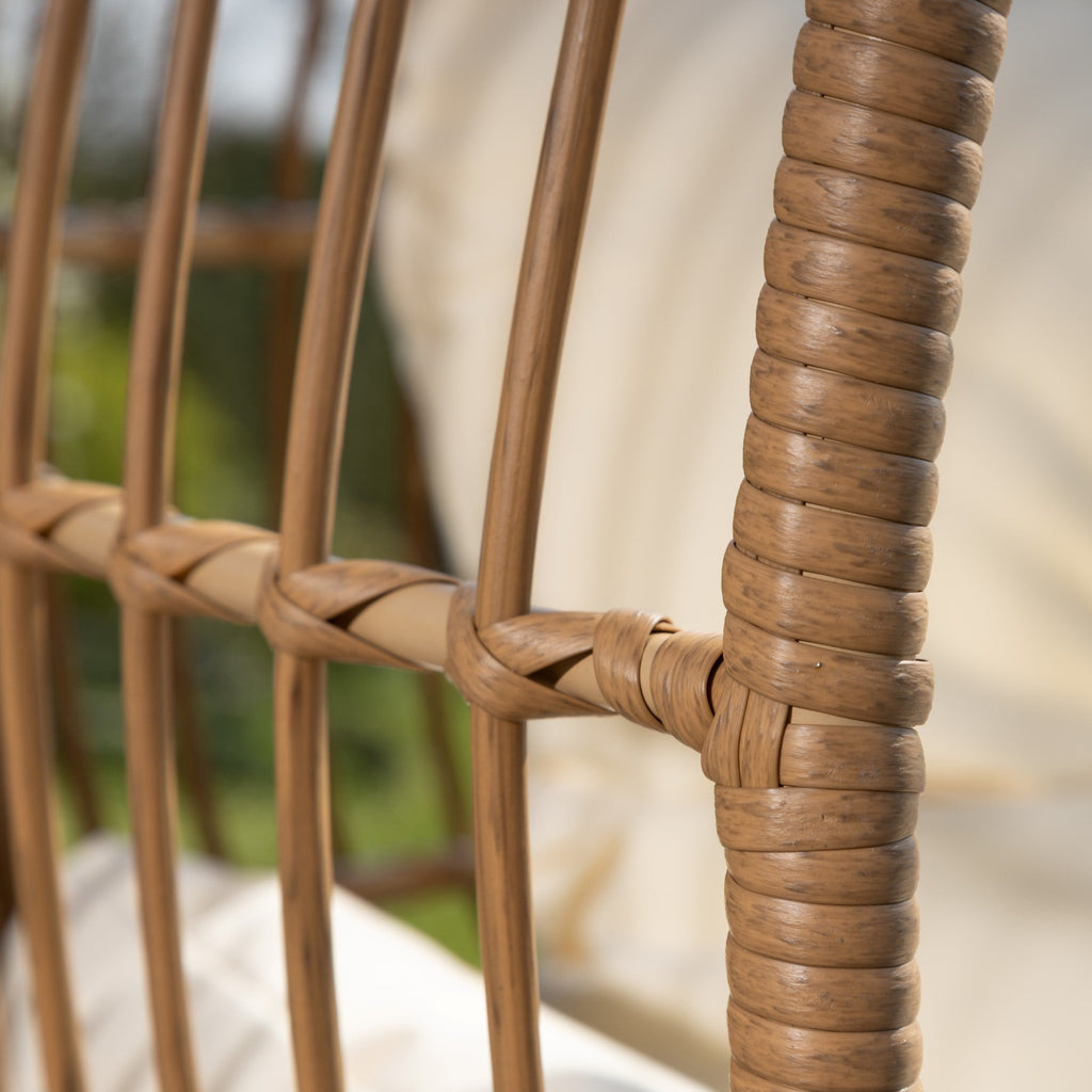 Tyntesfield - Round Standing Egg Chair in Cream