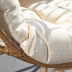 Tyntesfield - Round Standing Egg Chair in Cream