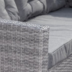 Montacute - Corner, Bench & Table Dining Set in Grey on Grey