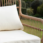 Stourhead - 3 Piece Patio Set in Cream on Natural