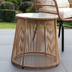 Stourhead - 3 Piece Patio Set in Cream on Natural