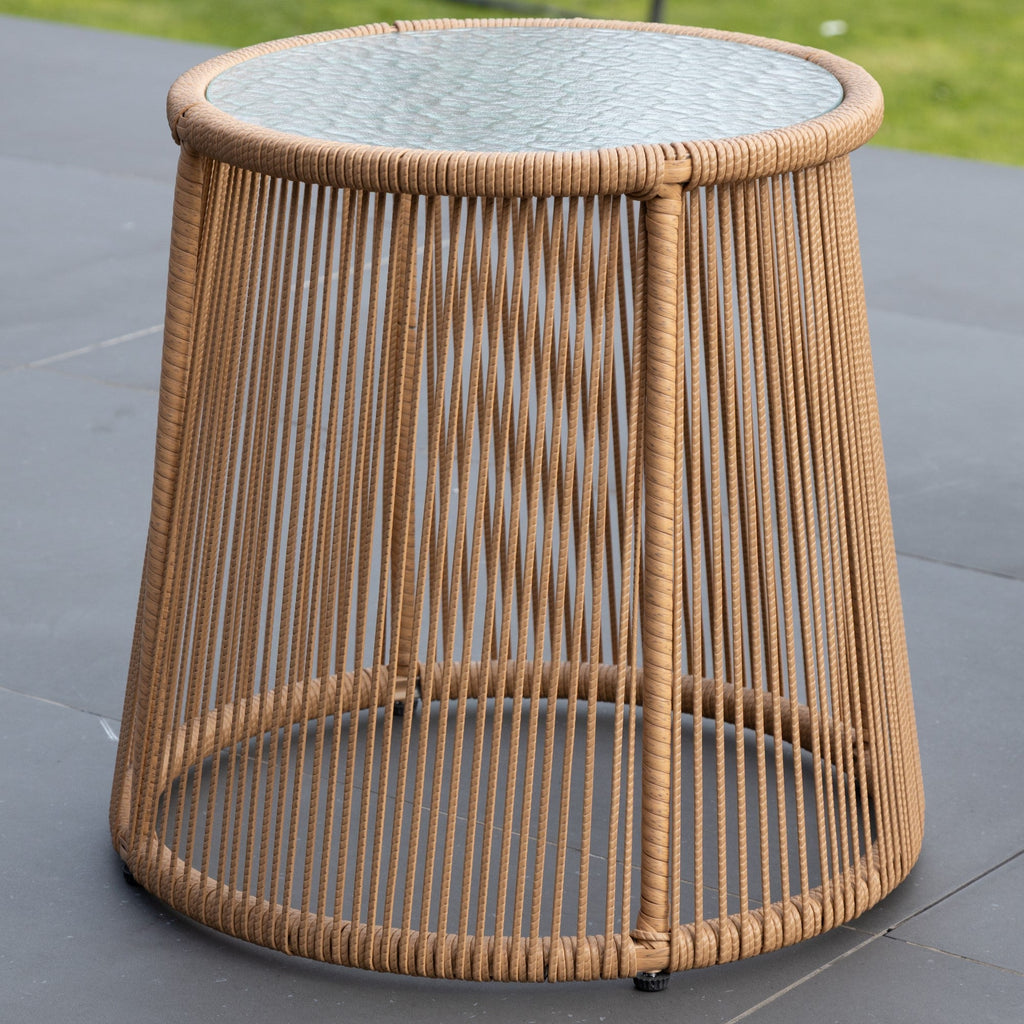 Stourhead - 3 Piece Patio Set in Cream on Natural