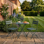 Hidcote - Folding Patio Set in Green