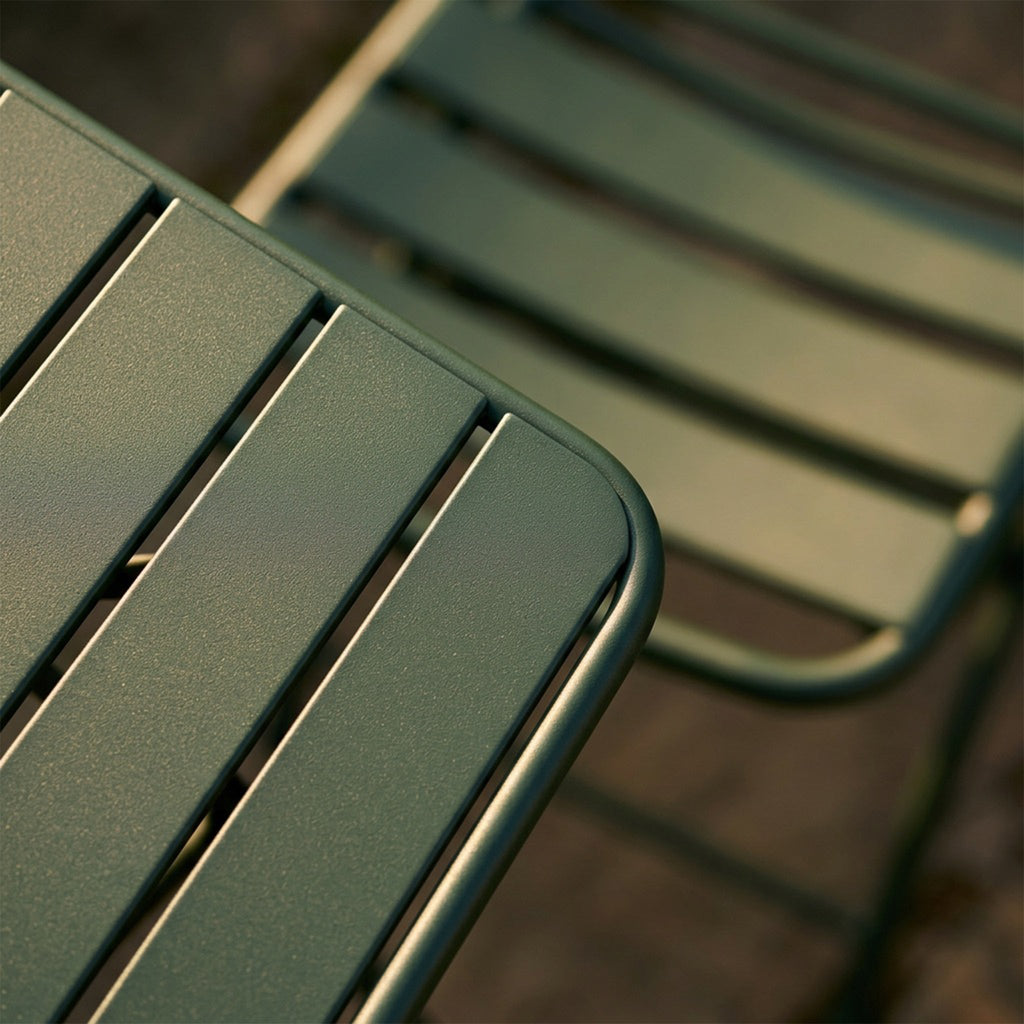 Hidcote - Folding Patio Set in Green