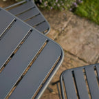 Hidcote - Folding Patio Set in Black