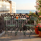 Hidcote - Folding Patio Set in Green