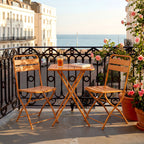 Hidcote - Folding Patio Set in Orange