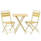 Hidcote - Folding Patio Set in Yellow