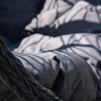 Dunham - Single Egg Chair in Dark Grey on Grey