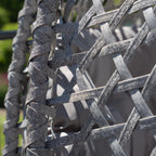 Petworth - Double Egg Chair in Light Grey on Grey