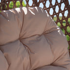 Petworth - Double Egg Chair in Cream on Brown