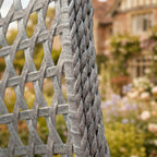 Bodiam - Double Egg Chair in Light Grey on Grey