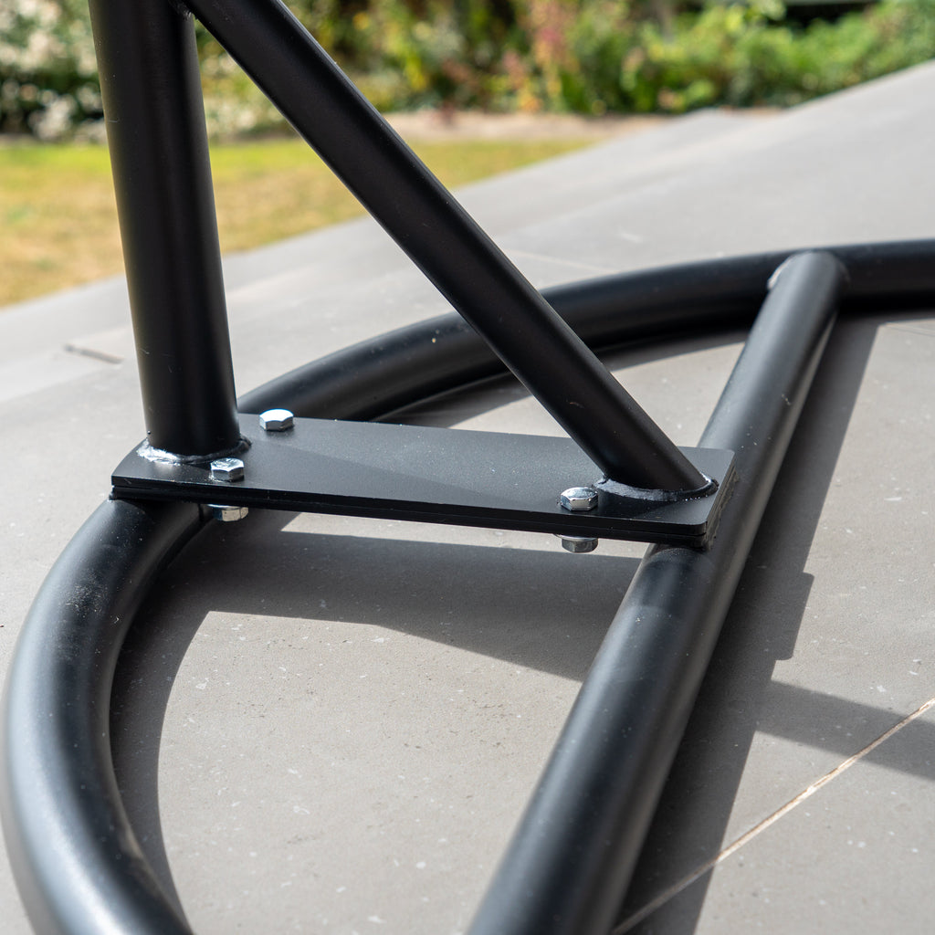 Attingham - Single Egg Chair in Brown on Brown