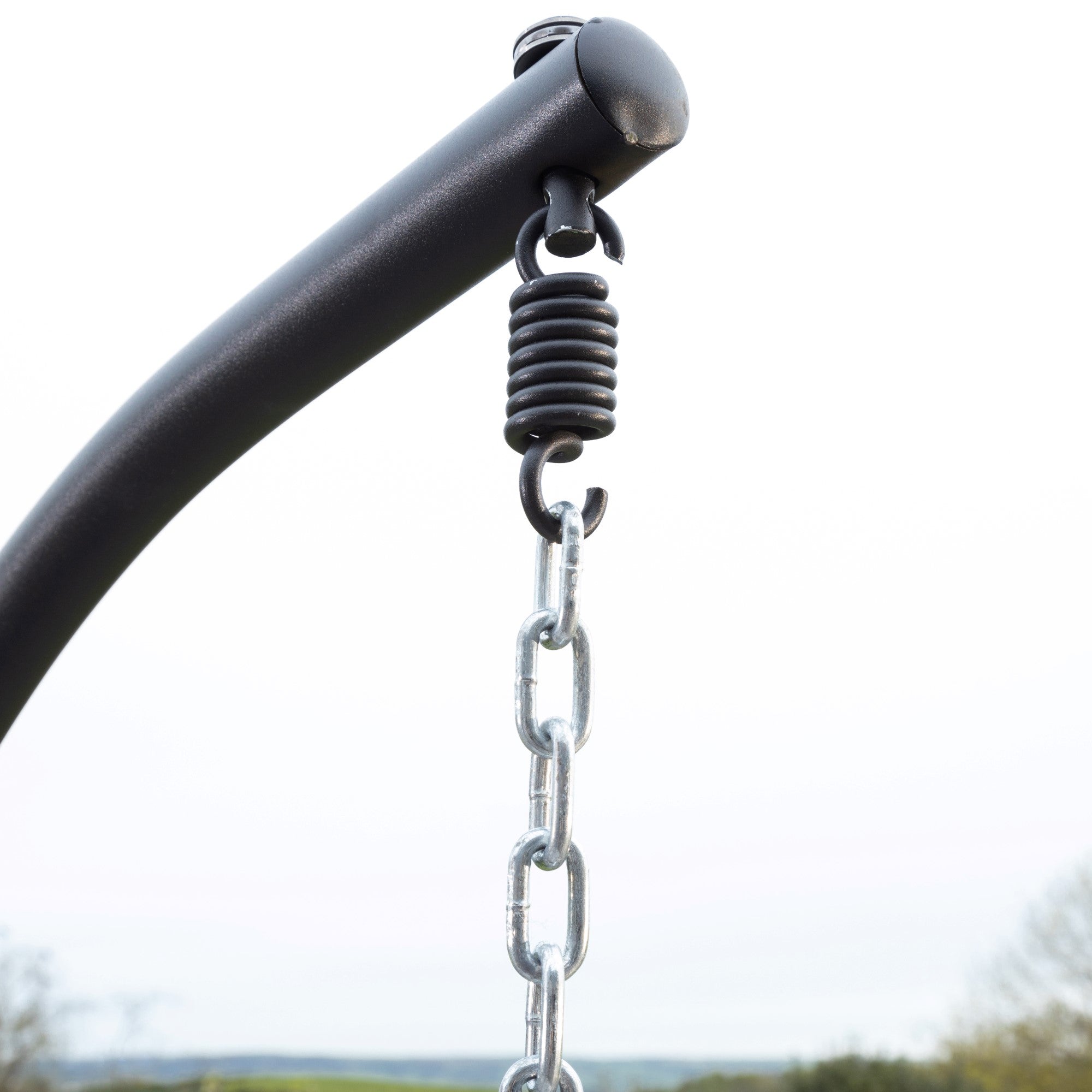 Bodiam - Double Egg Chair in Cream on Brown