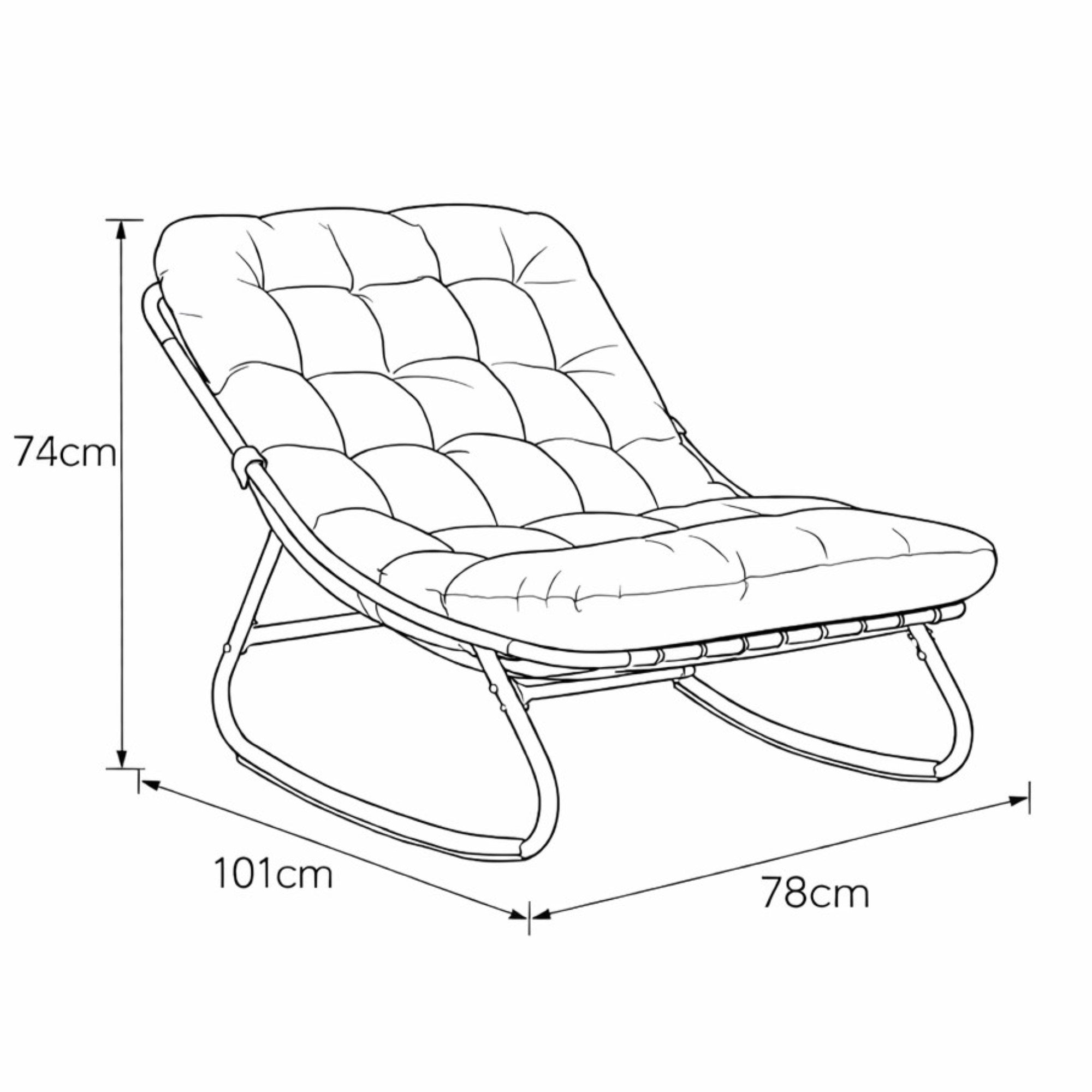Studley - Rocking Chair in Beige