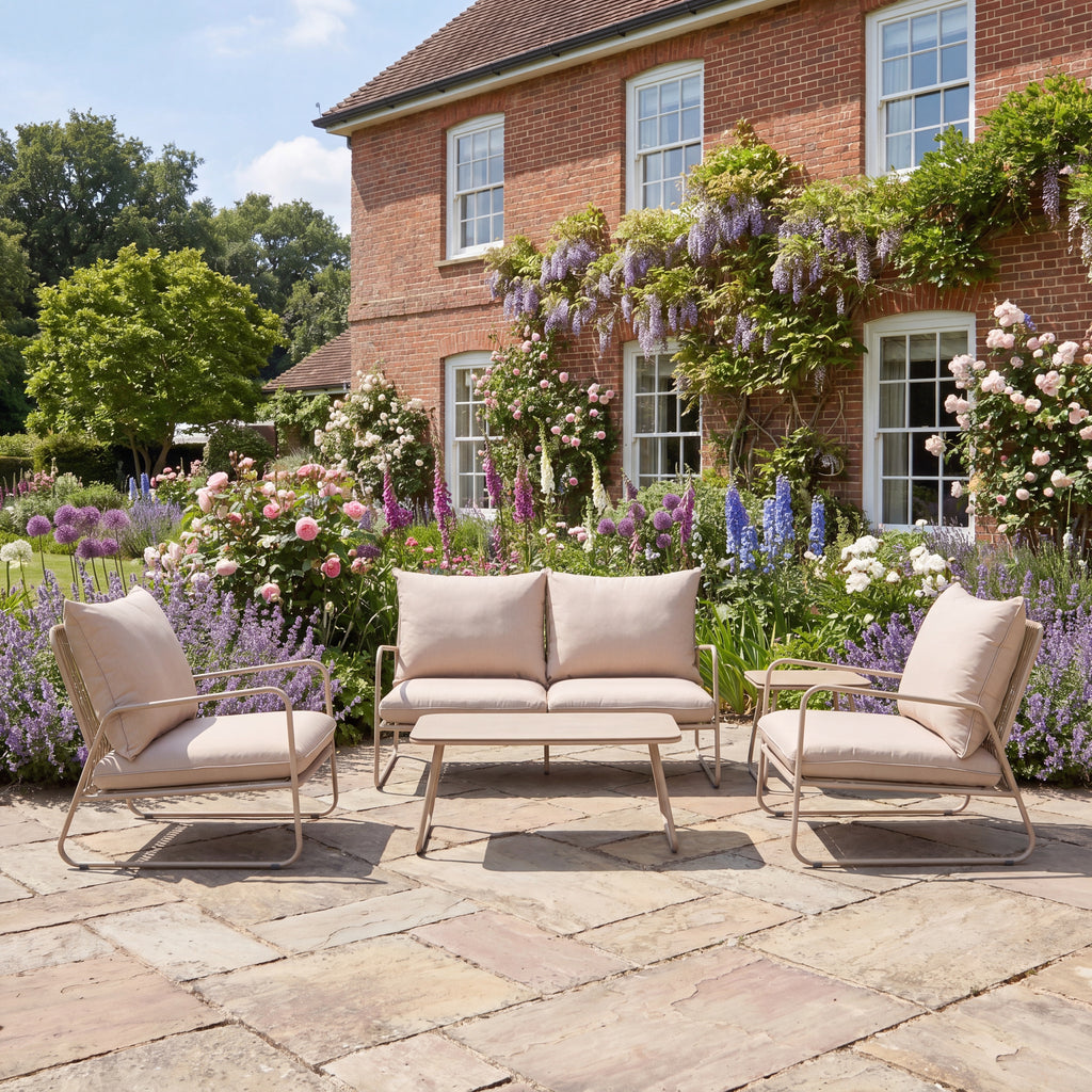 Mottisfont - 4 Seat Conversation Set in Beige