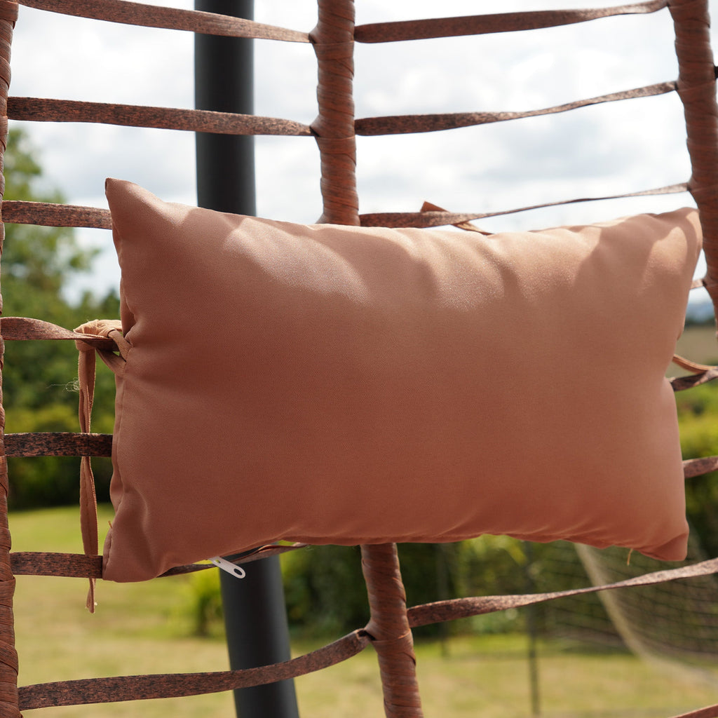 Cotehele - Single Egg Chair in Brown on Brown