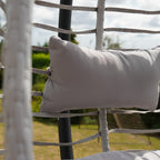 Cotehele - Single Egg Chair in Light Grey on Grey