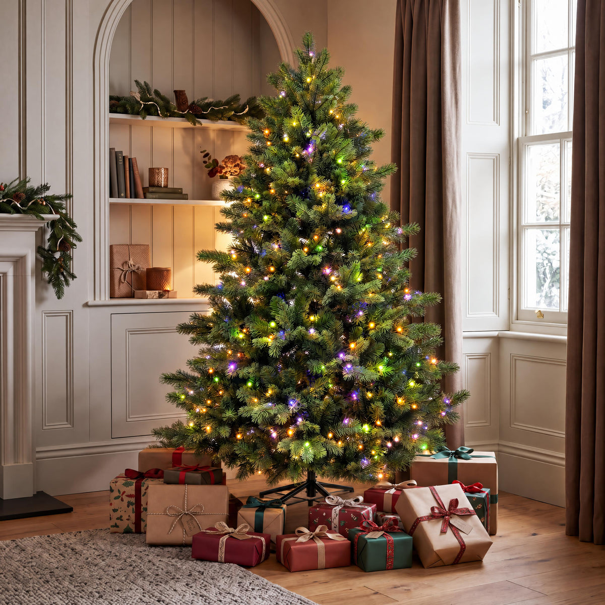 Bodnant - 6ft Pre-Lit Artificial Christmas Tree