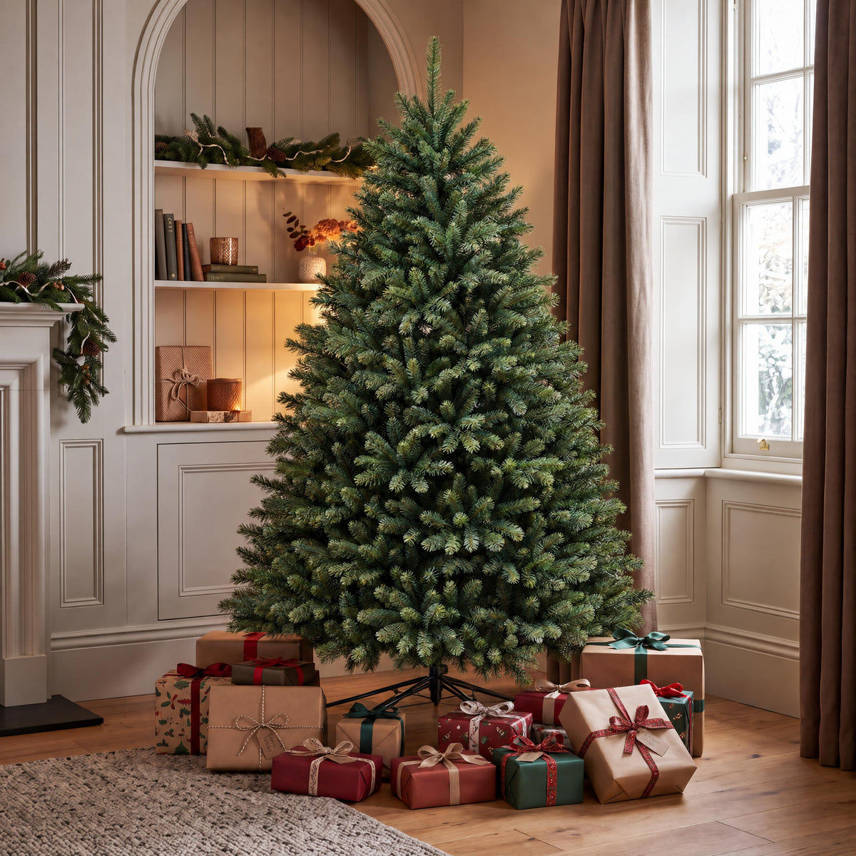 Clumber - 6ft Pre-Lit Artificial Christmas Tree