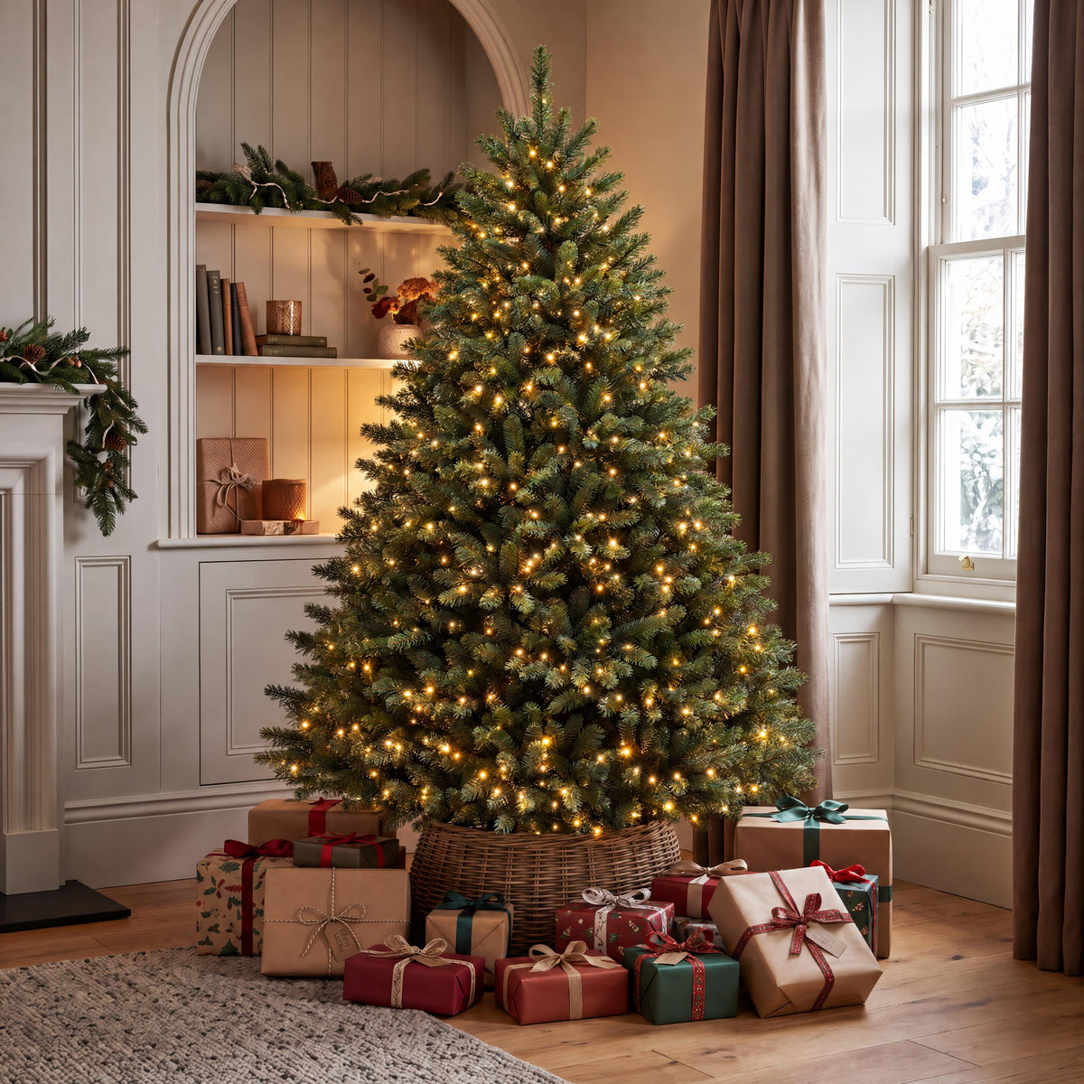 Clumber - 6ft Pre-Lit Artificial Christmas Tree