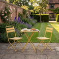 Hidcote - Folding Patio Set in Yellow
