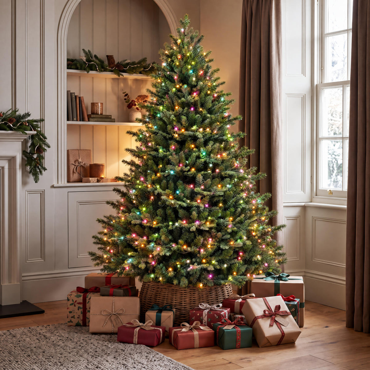 Gibside - 6ft Pre-Lit Artificial Christmas Tree
