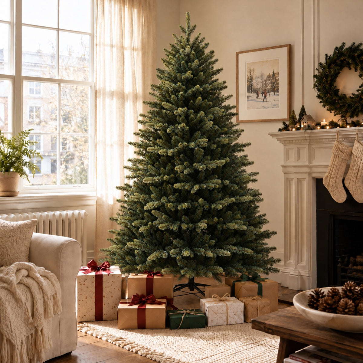 Knightshayes - 5ft Pre-Lit Artificial Christmas Tree