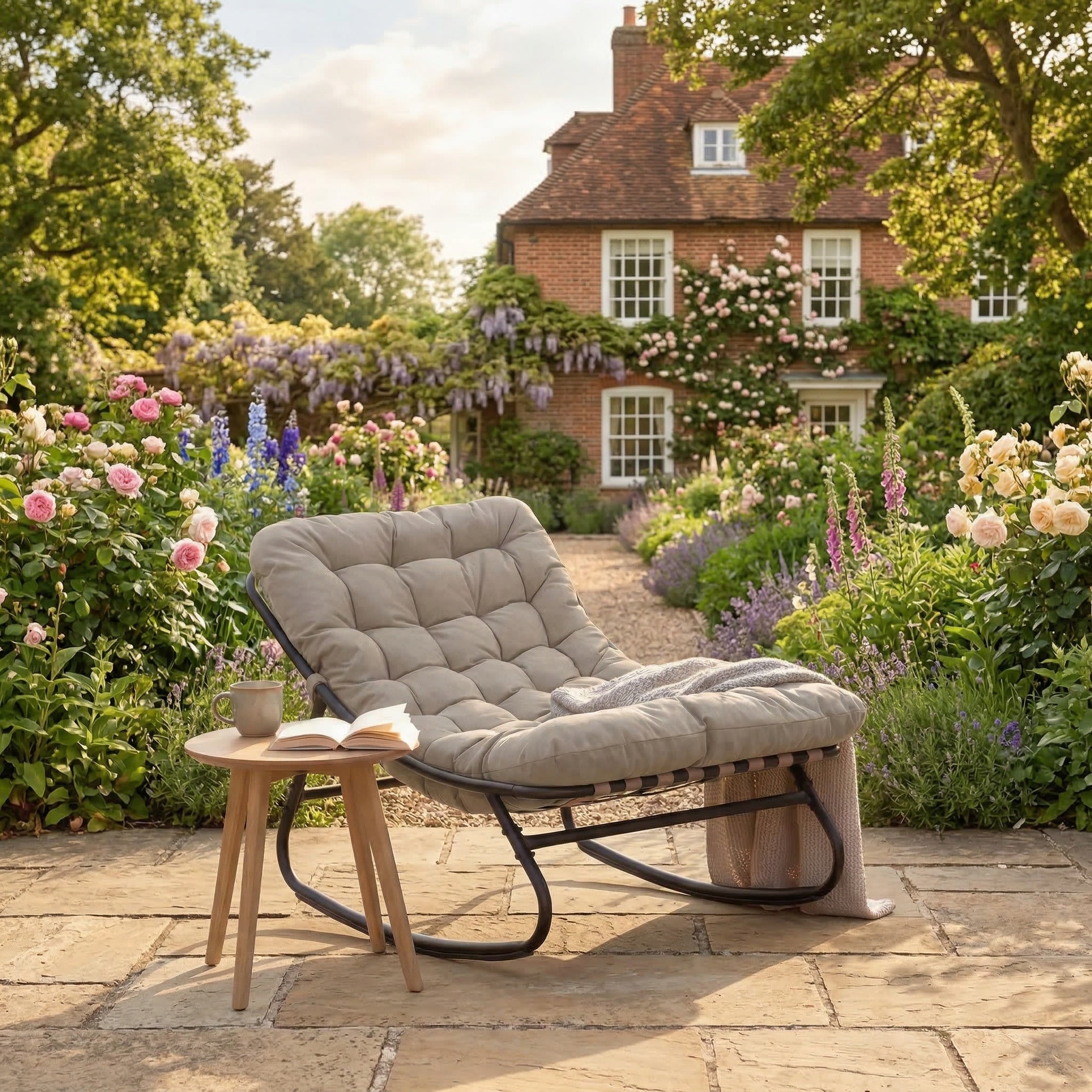 Studley - Rocking Chair in Light Brown