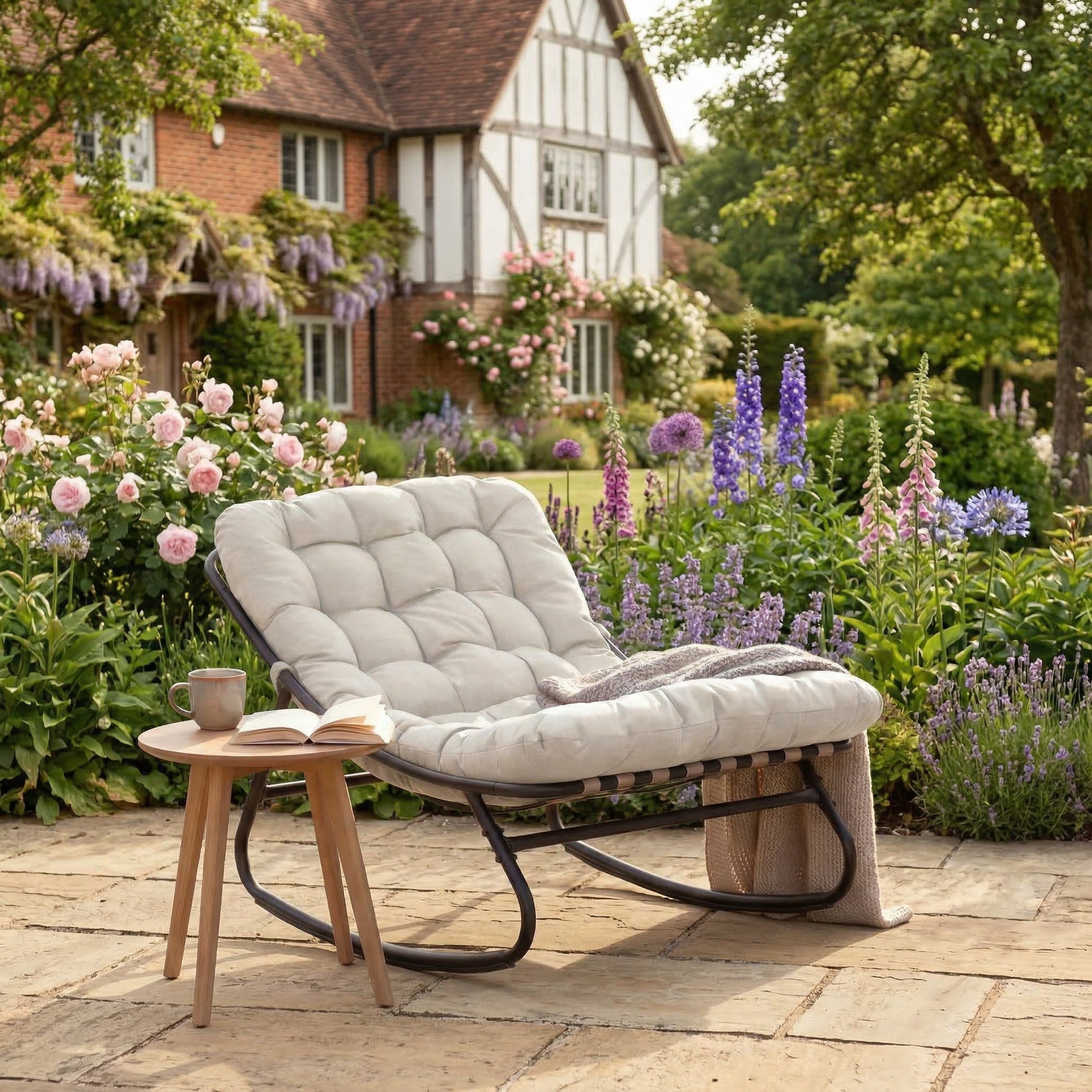 Studley - Rocking Chair in Beige